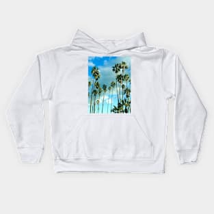 Palm Trees in California Kids Hoodie